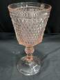 VINTAGE INDIANA PINK GLASS COMPOTE CANDY DISH image number 1