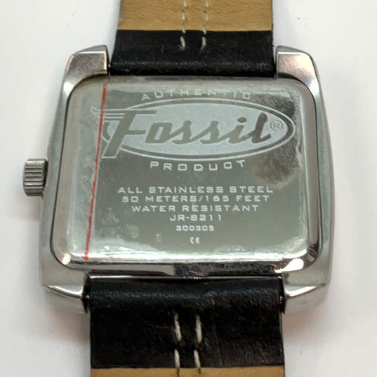 Designer Fossil JR-8211 Stainless Steel Rectangle Dial Analog Wristwatch image number 4