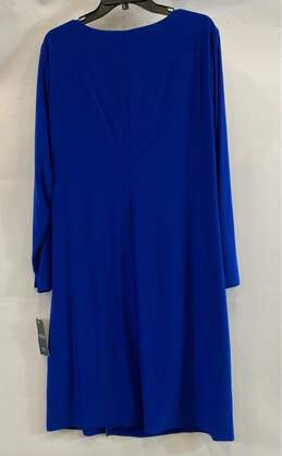 Lauren Women's Electric Blue Dress- Sz 18W NWT alternative image