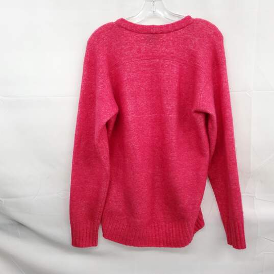 3.1 Phillip Lim Women's Pink Wool Blend Crewneck Sweater Size S w/COA image number 3