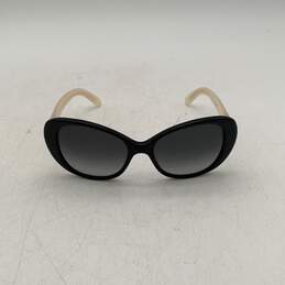 Kate Spade Womens Black Off-White Emalie/F 0807 52mm Cat Eye Sunglasses W/ Case alternative image