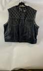 NWT First Manufacturing Mens Black Pockets Sleeveless Vest Jacket Size 8X image number 1