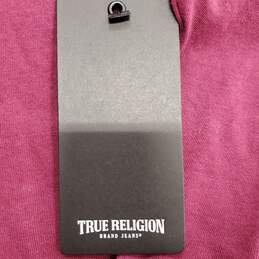 True Religion Women Purple V Neck T Shirt M NWT alternative image