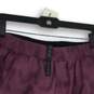 Womens Purple Elastic Waist Slash Pocket Pull-On Sweat Shorts Size X-Large image number 3