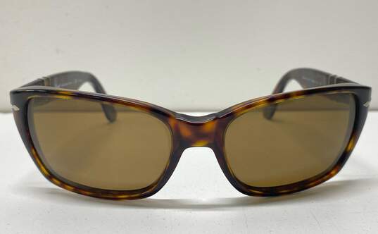 Persol PO2803S Rectangular Sunglasses Havana Brown One Size image number 1