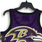 NWT NFL Womens White Purple Baltimore Ravens Football Tank Top Size Medium image number 4