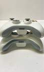 Microsoft Xbox 360 controller - Lot of 2, white image number 5