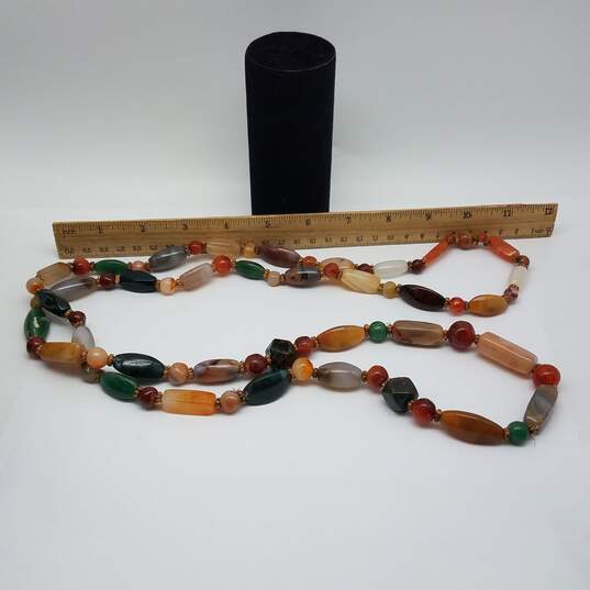 Assorted Gemstone Endless Necklace 230.0g image number 4