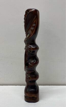 Maori Hand Carving Teko-Teko Sculpture by Tobe- Master Carver 1960 alternative image