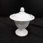 Milk Glass w/ Top image number 1