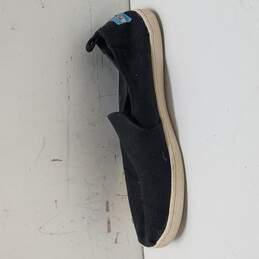 Sanuk Women's Pair O Dice Black Ankle-High Canvas Flat Shoe - 9M 