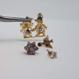 10k Gold Jewelry Bundle Scrap 4pcs 2.8g
