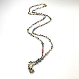 Designer Joan Rivers Multicolor Bicone Double Strand Beaded Necklace alternative image