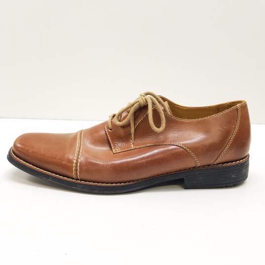 Sandro Moscoloni Brown Leather Oxford Dress Shoes Men's Size 11.5 D image number 1