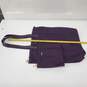 Tumi Dark Purple Nylon Large Packable Tote & Pouch Set image number 4