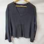 Theory Black Long Sleeve Blouse Women's Size S image number 1