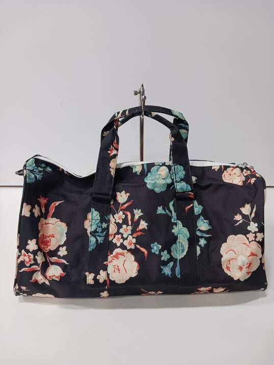Herschel Floral Black Duffle Bag image number 5