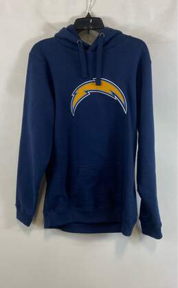 Mens Dark Blue Los Angeles Chargers Philip Rivers #17 Pullover Hoodie Sz X-Large