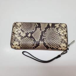 Michael Kors Leather Crocodile Pattern Wallet 8.5in x 4in alternative image