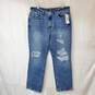 Urban Outfitters BDG Distressed Medium Wash Boot Cut Women's Jeans Size 33 NWT image number 1