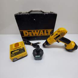 Dewalt DW962  VSR Drill 3/8" W/ Charger,Batteries & Cage