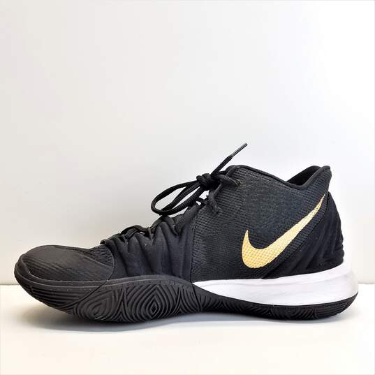 Nike Men's Kyrie 5 'Black Metallic Gold' Size 10.5 image number 3