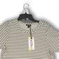 NWT Buffalo David Bitton Womens T-Shirt Dress Pullover Black White Striped Sz S image number 3