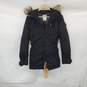 Fjall Raven Black Insulate Hooded Full Zip Nuuk Parka Coat WM Size XS NWT image number 1