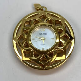 Designer Joan Rivers Classic Gold-Tone Watch Pendant Chain Necklace