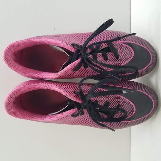 Nike Bravata 2 FG 'Pink Blast Black' Soccer Cleats Girls Size 4Y image number 6