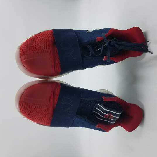 adidas Harden Vol. 3 Sneaker Men's Sz 10 Navy/Red image number 6