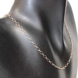 Tiffany & Co Sterling Silver Chain Link Necklace 17.50"