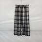 Pendleton Vintage Black & White Plaid Pleated Skirt WM Size 4 image number 2