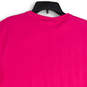 NWT Womens Pink Graphic Crew Neck Short Sleeve Pullover T-Shirt Size XL image number 4