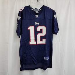 Select NFL Brand-Reebok Kids Onfeild NFL Patriots Jersey #12 Brady