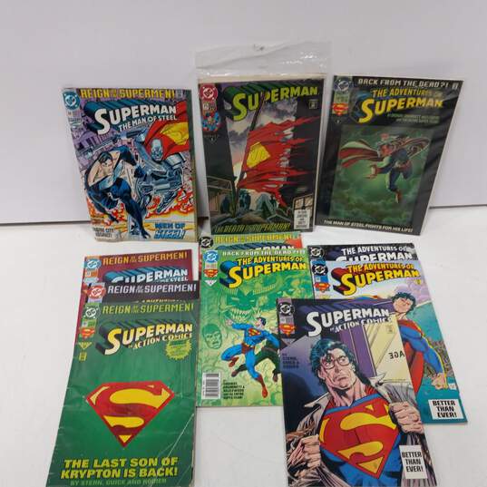 11pc Bundle of Superman Comic Books image number 1
