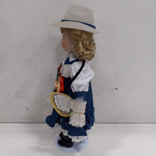 Crowne Little Cowgirl Fine Porcelain Doll NEW IOB image number 3