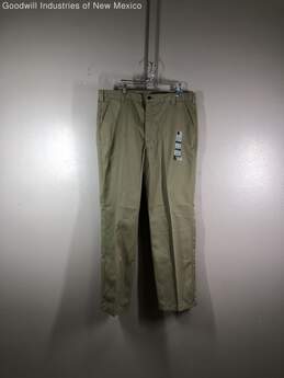 NWT Carhartt Mens Tan Relaxed Fit Flat Front Straight Leg Chino Pants Size 42X34