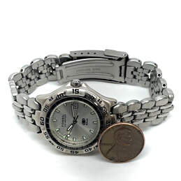 Designer Fossil Blue AM-3234 Silver-Tone Stainless Steel Wristwatch alternative image