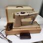 VTG Singer 500a Rocketeer MCM Slant-O-Matic Sewing Machine-PWRS ON/ACTIONS MOVE image number 2