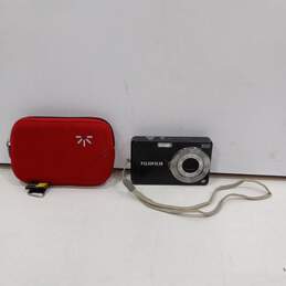Fujifilm Fine Pix J20 Black Digital Compact Camera 10MP & Red Case