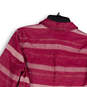 Womens Pink Collared Front Pockets Long Sleeve Button-Up Shirt Size Small image number 4