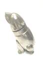 Silver Chrome Polar Bear Shaker 7.5 in Tall Cocktail Shaker Barware/Home Décor image number 2