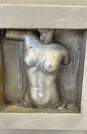 Silver Torsos Woman Poured Concrete Frame by MarCo M.A.C. Sculptures Inc Signed image number 4