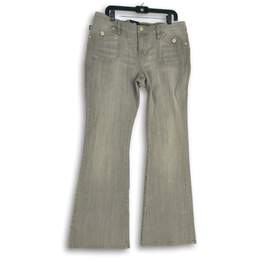 NWT Rock & Republic Womens Gray Denim Casual Bootcut Leg Jeans Size 16M