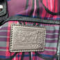 Womens Multicolor Plaid Adjustable Strap Inner Pocket Zipper Crossbody Bag image number 5