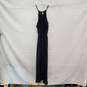 NWT Banana Republic Petite WM's Black Halter Pleated Maxi Dress Size XS image number 1