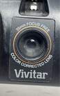 Vivitar 35mm Focus Free Black Film Camera No Film Not Tested image number 3