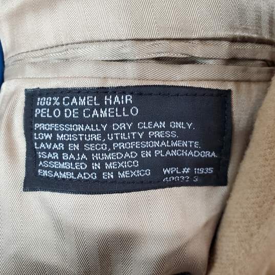 Stafford Men's Tan Camel Hair Blazer Jacket Size 46L image number 3