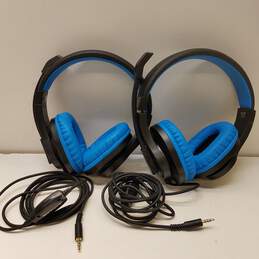 Bundle of 2 Butfulake Gaming Headset SL-300 Blue